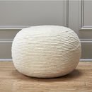 Online Designer Living Room wool wrap pouf