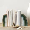 Online Designer Home/Small Office Agate Bookends