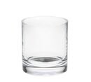 Online Designer Combined Living/Dining Aegean Clear Glass Short Vase, Medium - 6.5