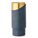 Online Designer Bedroom Aluminum Vase in Marbled Blue & Gold Finish design by BD Edition