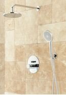 Online Designer Hallway/Entry Signature Hardware Lattimore Shower System with Rainfall Shower Head and Hand Shower - Rough In Included