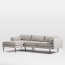 Online Designer Living Room Monroe Mid-Century 2-Piece Chaise Sectional