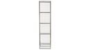 Online Designer Combined Living/Dining On the Grid Graphite 4-Cube Bookcase