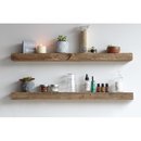 Online Designer Combined Living/Dining Joao Reclaimed Barn Wood Accent Floating Shelf