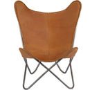 Online Designer Living Room 1938 tobacco leather butterfly chair