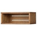 Online Designer Living Room Small Wood Veneer Cubby Narrow Wall Shelf 