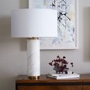Online Designer Living Room Pillar Table Lamp - Marble