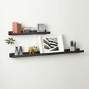 Online Designer Living Room metal gunmetal wall shelf 48