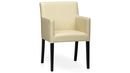 Online Designer Dining Room Lowe Ivory Leather Dining Arm Chair