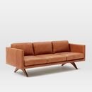 Online Designer Living Room Brooklyn Leather Sofa (sienna)