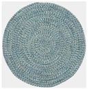 Online Designer Combined Living/Dining Moseley Hand-Braided Medium Blue/Off-white Indoor/Outdoor Area Rug