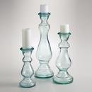 Online Designer Living Room Recycled Glass Pillar Candleholder