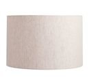 Online Designer Combined Living/Dining Straight-Sided Linen Drum Lamp Shaded
