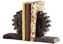 Online Designer Combined Living/Dining Raw Steel Gear Bookend