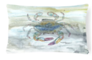 Online Designer Bedroom Eustaquio Female Crab Watercolor Decorative Indoor/Outdoor Lumbar Pillow