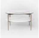 Online Designer Combined Living/Dining Mid- Century Art Display Round Coffee Table