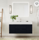 Online Designer Bathroom Boutique Bath Vanity, Black, 48