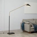 Online Designer Living Room Overarching Curvilinear Mid-Century Floor Lamp
