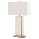 Online Designer Living Room White Onyx Base Table Lamp