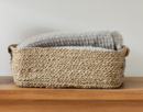 Online Designer Living Room Two-Tone Woven Baskets - Natural