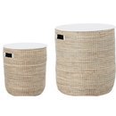 Online Designer Combined Living/Dining Knap Round Seagrass 2 Piece Tables
