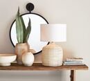 Online Designer Bedroom Cambria Rattan Table Lamp
