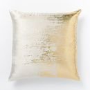 Online Designer Business/Office Faded Metallic Texture Pillow Cover - Gold