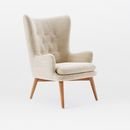 Online Designer Business/Office Niels Upholstered Wing Chair