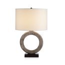 Online Designer Business/Office Crest Table Lamp with White Shade