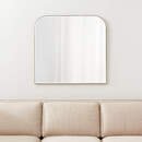 Online Designer Bedroom Edge Brass Arch Wall Mirror