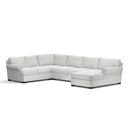 Online Designer Combined Living/Dining Townsend Upholstered Left Arm 4-Piece Chaise Sectional