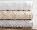 Online Designer Bathroom White Blakely Organic Sculpted Hydrocotton Hand Towel