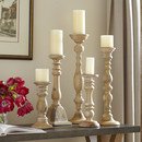 Online Designer Living Room 5-Piece Turned Candleholder Set