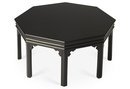 Online Designer Combined Living/Dining Rowe Chinoiserie Coffee Table, Black