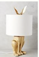 Online Designer Bedroom Gilded Hare Table Lamp