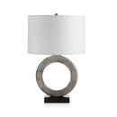 Online Designer Bedroom Crest Table Lamp with White Shade