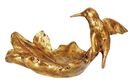 Online Designer Combined Living/Dining Hummingbird 6 in. x 5 in. Gold Leaf Decorative Bowl by Titan Lighting