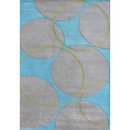 Online Designer Dining Room Orenco Hand-Tufted Blue/Gray Area Rug by The Conestoga Trading Co.