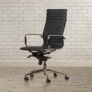 Online Designer Business/Office Kingston High-Back Leather Office Chair with Arms 