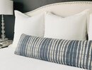 Online Designer Combined Living/Dining Indigo Blue Lumbar Pillows