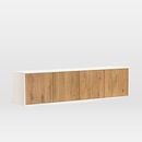 Online Designer Living Room Oak Wood + Lacquer Wall-Mounted Media Console
