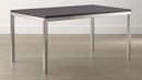 Online Designer Business/Office Black Marble Top/ Stainless Steel Base Parsons Dining Tables