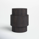 Online Designer Kitchen Boyes 18'' Tall Solid Wood Block End Table