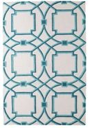 Online Designer Living Room Global Views Arabesque Aqua rug