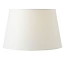 Online Designer Living Room Linen Tapered Drum Lamp Shade, Extra Large, Ivory