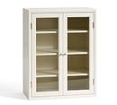 Online Designer Bathroom Sutton Glass Door Cabinet, White