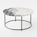 Online Designer Kids Room Mosaic Tiled Coffee Table - Isometric Concrete Top