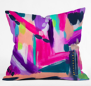Online Designer Living Room Tulip Abstract Throw Pillow