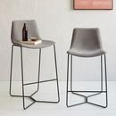 Online Designer Kitchen Slope Upholstered Bar + Counter Stools