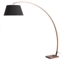 Online Designer Combined Living/Dining Curved Elegant Floor Lamp